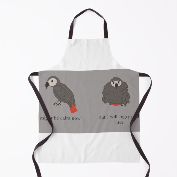 Item preview, African Gray parrot designed and sold by Salem Scribbles.