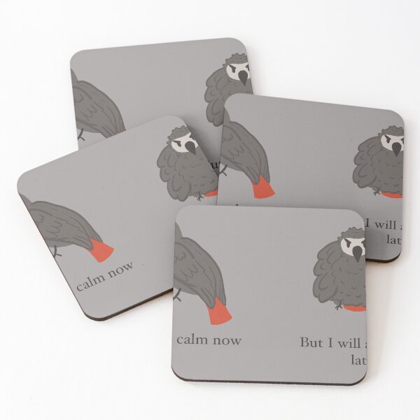 Item preview, African Gray parrot designed and sold by Salem Scribbles.