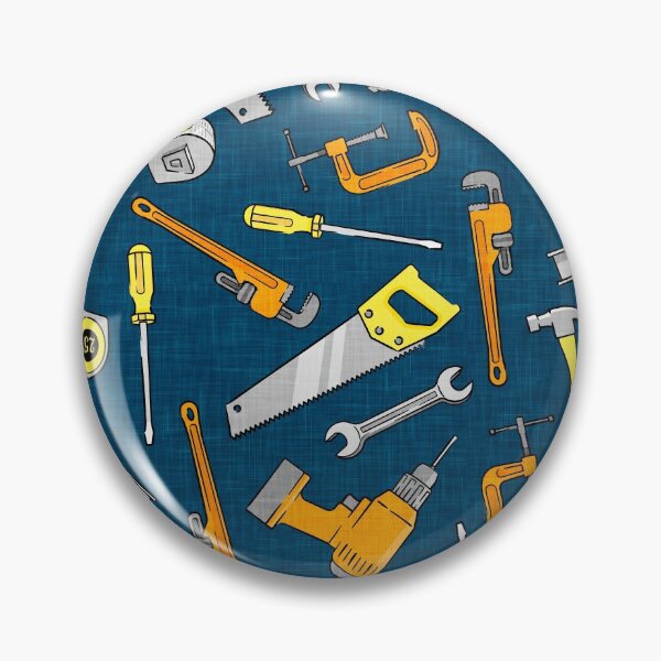 Item preview, Handyman Tools - Dark Blue designed and sold by littlearrow.