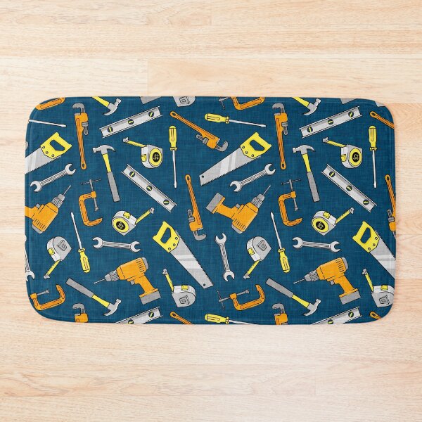 Item preview, Handyman Tools - Dark Blue designed and sold by littlearrow.