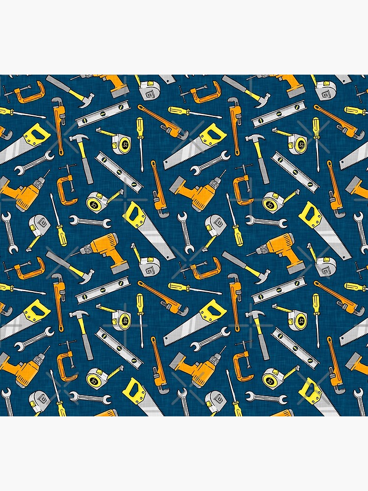 Handyman Tools - Dark Blue by littlearrow