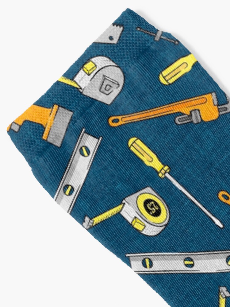 Alternate view of Handyman Tools - Dark Blue Socks
