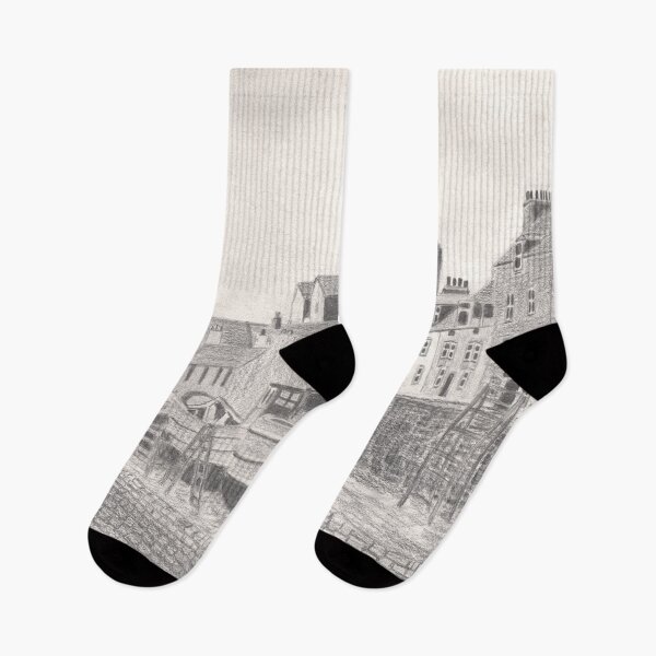 Item preview, Historic Cellardyke Pencil Sketch designed and sold by Jan Palmer.