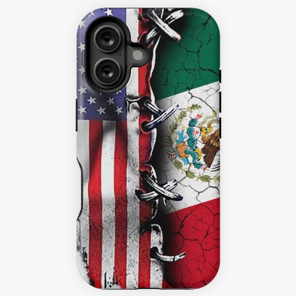 Aperçu de l'œuvre Drapeau américain mexicain-fierté mexicaine créée et vendue par BamzArt.