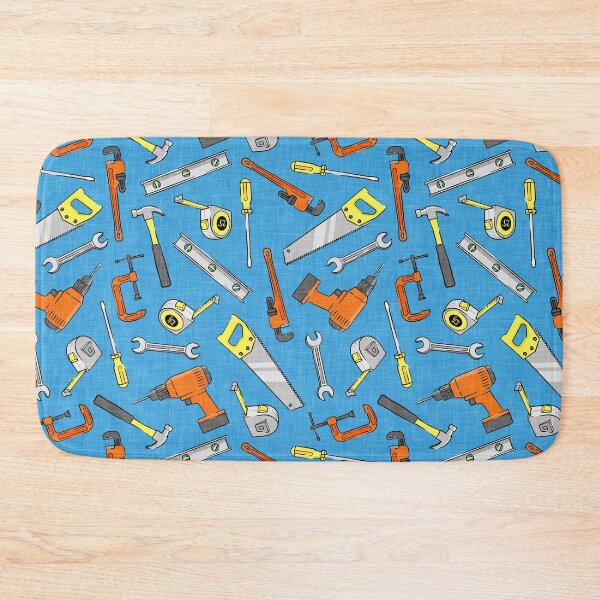 Item preview, Handyman Tools - Light Blue designed and sold by littlearrow.