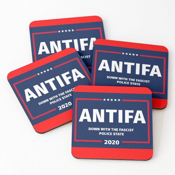 Item preview, ANTIFA - Down With The Fascist Police State designed and sold by SedgeWren.