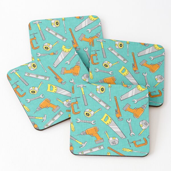 Item preview, Handyman Tools - Teal designed and sold by littlearrow.