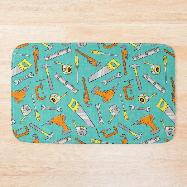 Item preview, Handyman Tools - Teal designed and sold by littlearrow.