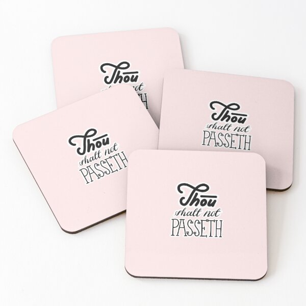 Item preview, Thou Shalt Not Passeth Lettering designed and sold by Winvalerie.