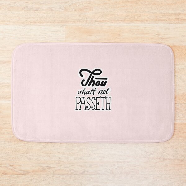 Item preview, Thou Shalt Not Passeth Lettering designed and sold by Winvalerie.