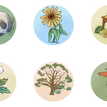 Artwork thumbnail, nature sticker pack by addersmire
