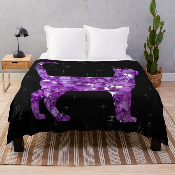 Item preview, Purple Crystal Cat designed and sold by lindsaymd.