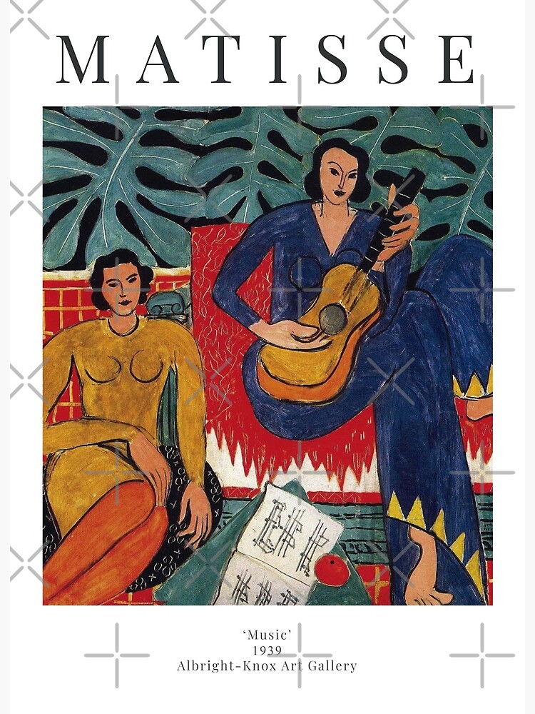 Henri Matisse - Music - Exhibition Poster
