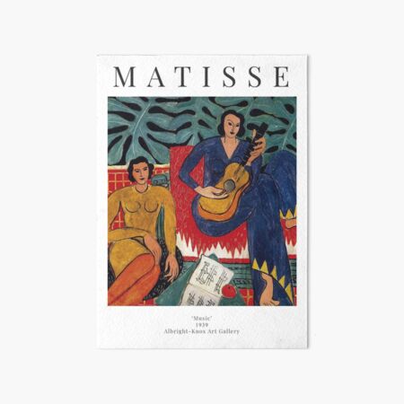 Artikel-Vorschau von Henri Matisse – Musik – Ausstellungsplakat, designt und verkauft von studiofrivolo.