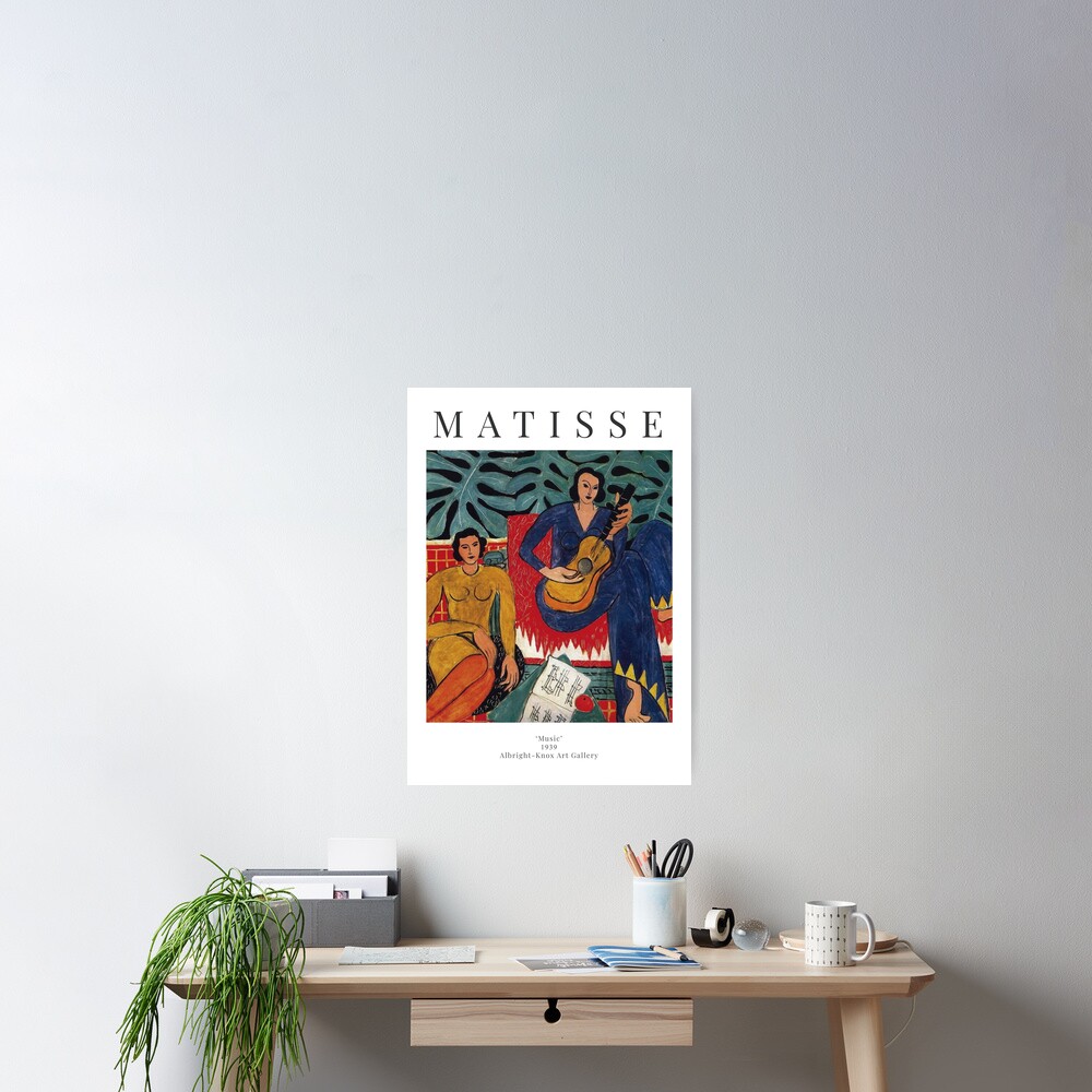 Henri Matisse - Music - Exhibition Poster Poster