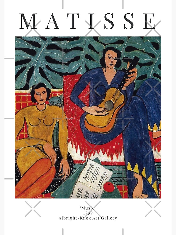 Henri Matisse - Music - Exhibition Poster by studiofrivolo