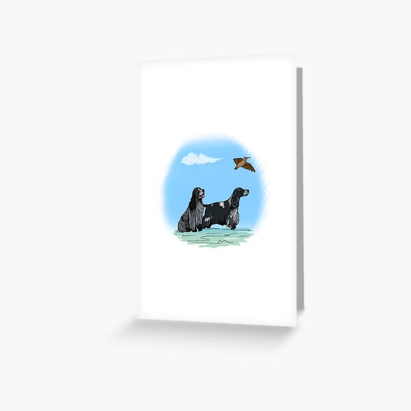 Pair of Cocker Spaniels Greeting Card