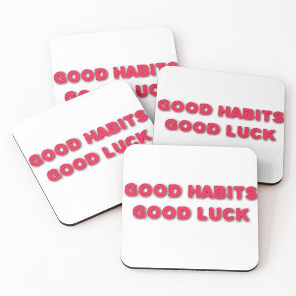 Item preview, Good habits good luck  designed and sold by Shahid1234.