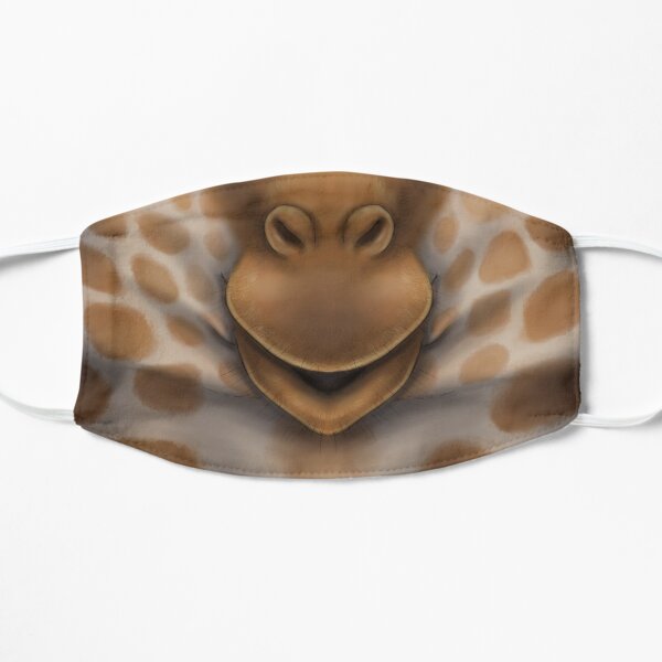 Giraffe Face Flat Mask