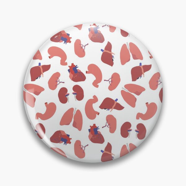 Item preview, seamless pattern. human organs. liver, lungs, spleen, heart, kidneys, stomach. vector illustration designed and sold by zizimentos.
