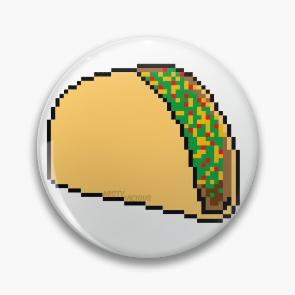 Pixel Taco Pin