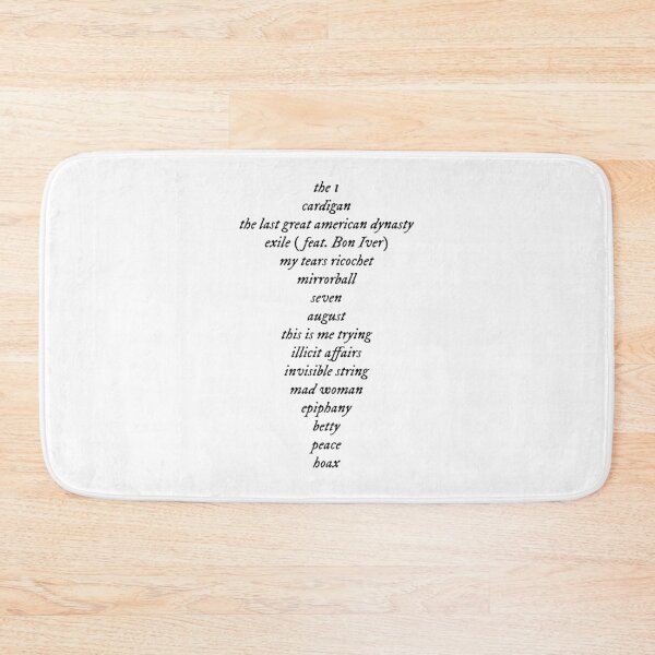 Item preview, folklore tracklist designed and sold by abbykolody.