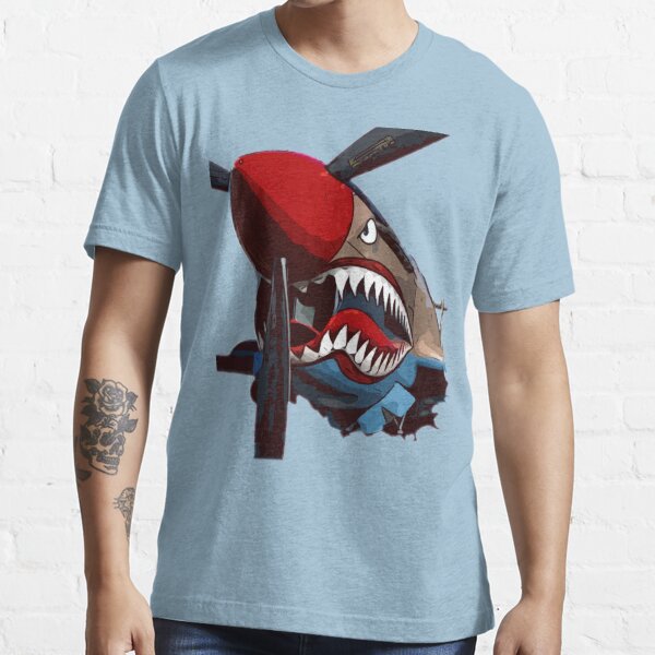 P-40 Warkhawk Flying Tiger WW2 Warbirds Warplanes Essential T-Shirt