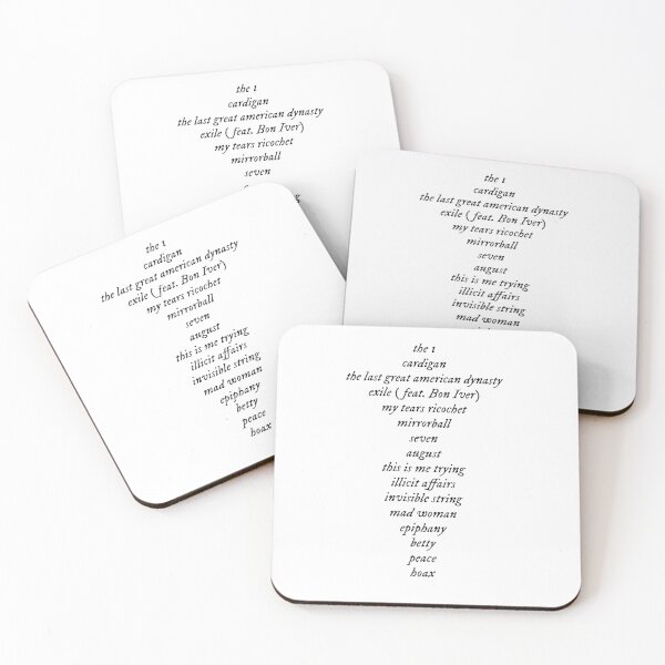 Item preview, folklore tracklist designed and sold by abbykolody.