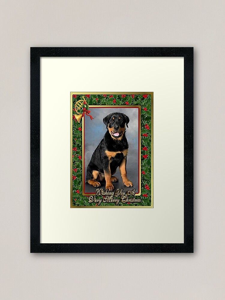 Gift Pet Animal Home Decor Wall Art ART PRINT Rottweiler illustration Dog