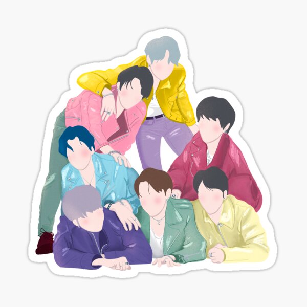 Artikel-Vorschau von Bangtan OT7, designt und verkauft von MakeItArt.