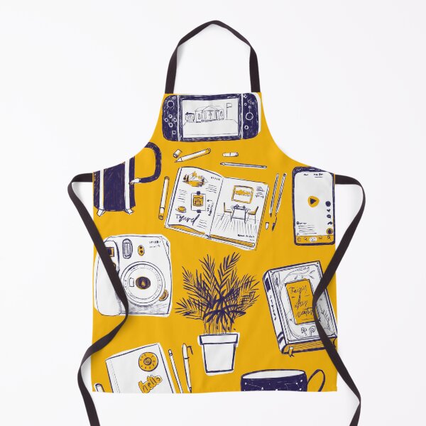 Item preview, Stay At Home Pattern (Yellow Background) designed and sold by Pantonia.