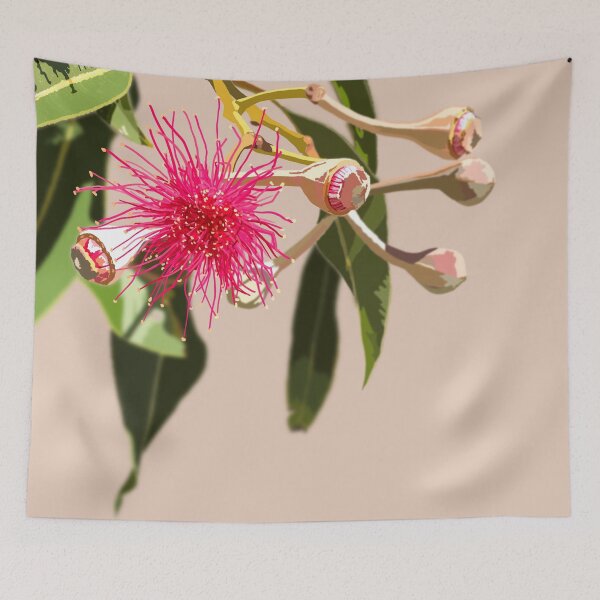Item preview, Gumflowers - Pink background designed and sold by ScreenQueenArt.