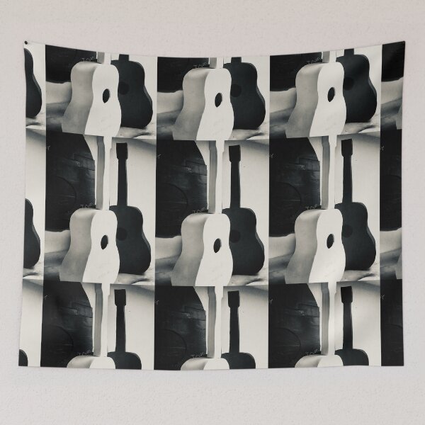 Item preview, Black and White Ceramic Guitars  designed and sold by QuigleyArt.