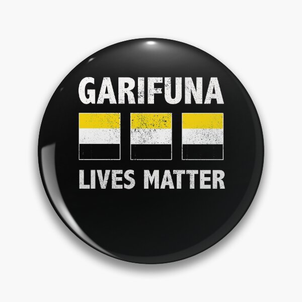 Item preview, Garifuna Lives Matter With Distressed Garifuna Flag designed and sold by masterbones.
