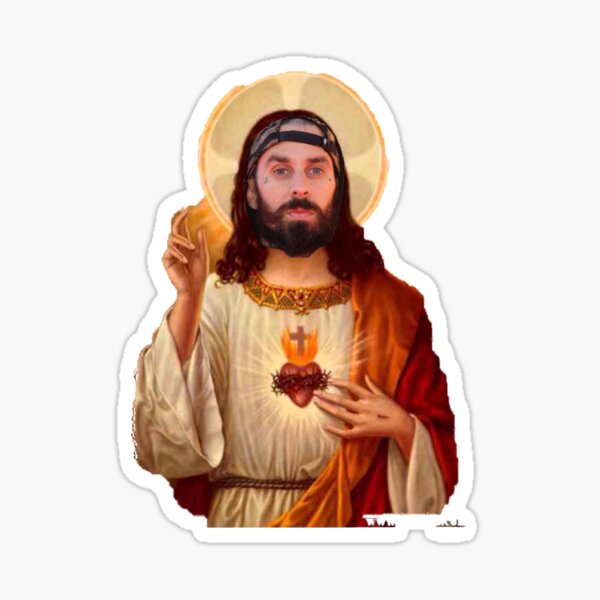 Jesus Travis Barker Sticker