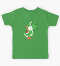 Super Mario Maker - Yoshi Costume Sprite Kids Tee