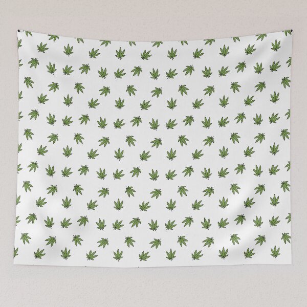 Item preview, seamless doodle pattern. cannabis (marijuana leaf) designed and sold by zizimentos.