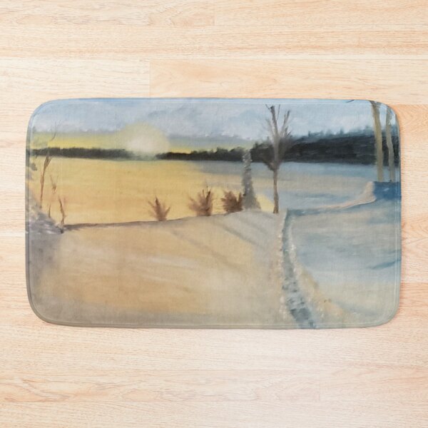 Item preview, Snowfield oil painting by tabitha kremesec designed and sold by Tabitha Kremesec.