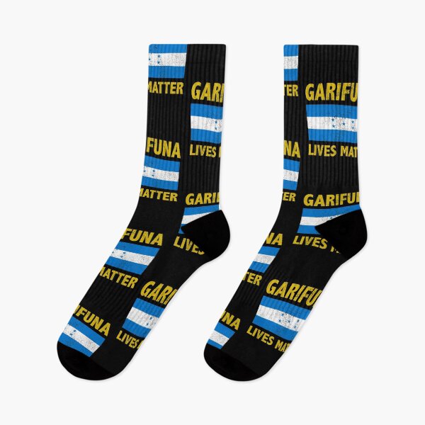 Item preview, Garifuna Lives Matter With Distressed Honduras Flag designed and sold by masterbones.