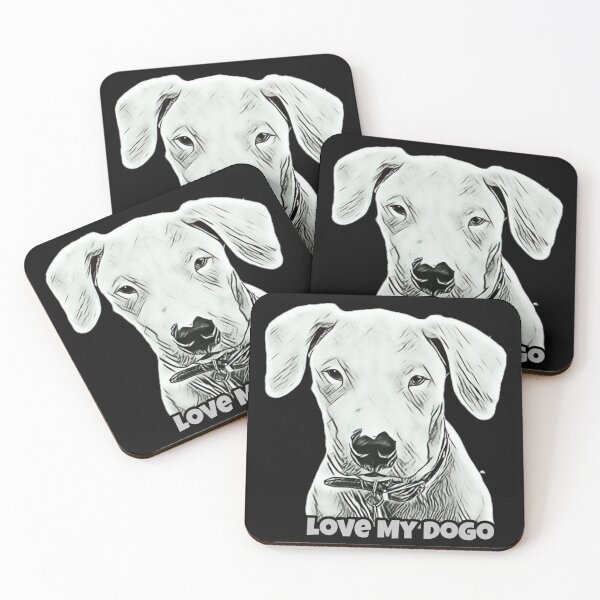 Item preview, Love My Dogo - Perro Dogo Argentino por Boo-da-chay designed and sold by Boo-da-chay.