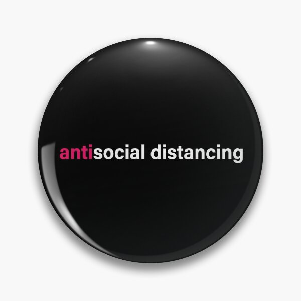 Item preview, Antisocial Distancing Face Maslk designed and sold by Amanda White.