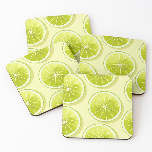 Item preview, Lime Slices on Yellow designed and sold by tanyadraws.