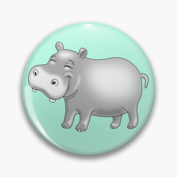 Item preview, Copy of Copy of Hippo Cute Hippopotamus on light green designed and sold by pablomendoza.