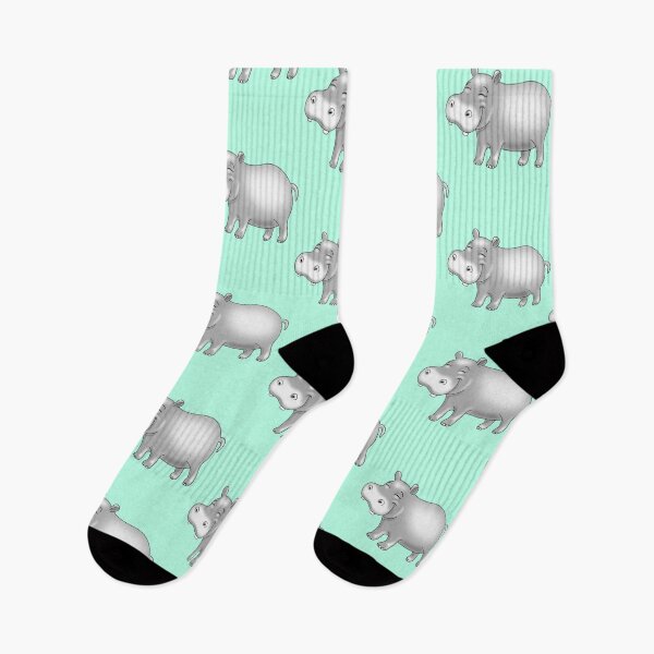 Item preview, Copy of Copy of Hippo Cute Hippopotamus on light green designed and sold by pablomendoza.