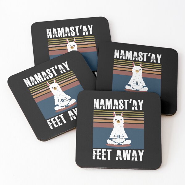 Item preview, Namast'ay feet away designed and sold by hasanmasud.