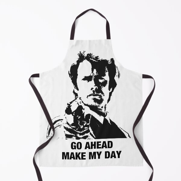 Item preview, Go Ahead Make My Day Dirty Harry Clint Eastwood fan gift t shirt for dad designed and sold by Johannesart.