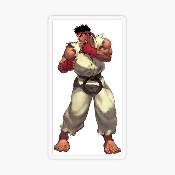 Street Fighter 3.3 - Ryu Sticker by Den23