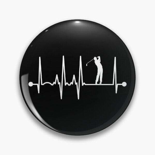 Item preview, Golfer Heartbeat designed and sold by teesaurus.