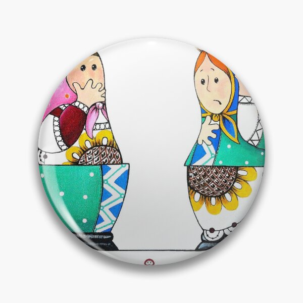 Item preview, Matryoshka Confused designed and sold by Matryoshka Emotions.