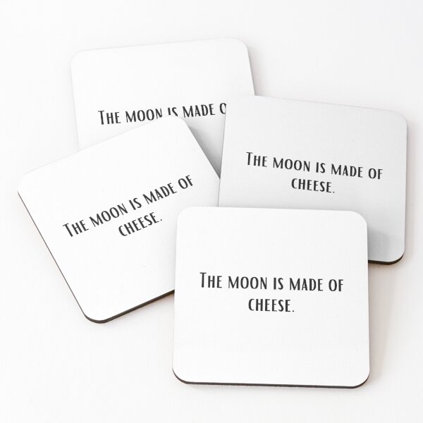 Item preview, The moon is made of cheese. designed and sold by inkypinky4.